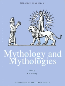 The cover of Melammu Symposia 2: Mythology and Mythologies