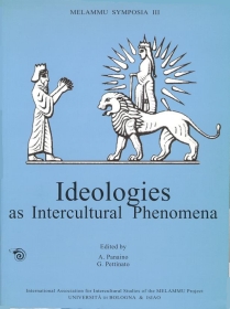 The cover of Melammu Symposia 3: Ideologies as Intercultural Phenomena